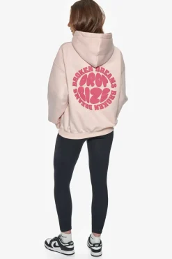 Frauen<Dropsize Broken Dreams Circle Hoodie Pink