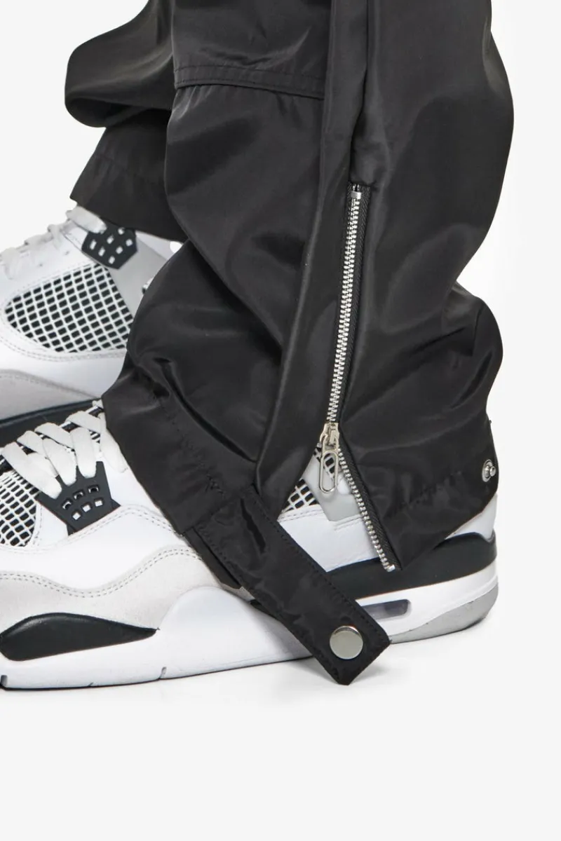 Jogging<Dropsize Button Track Pants Black