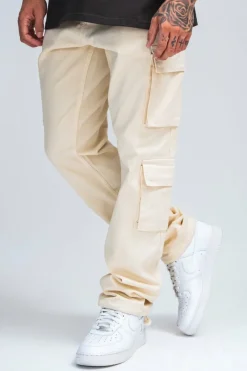 Cargos<Dropsize Double Pocket Cargo Pant Beige