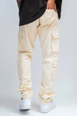Cargos<Dropsize Double Pocket Cargo Pant Beige