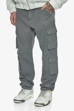 Cargos<Dropsize Double Pocket Cargo Pant Grey