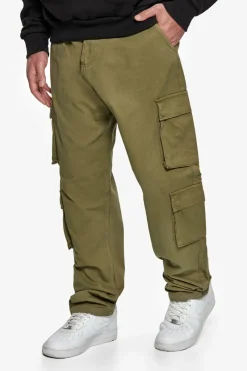 Cargos<Dropsize Double Pocket Cargo Pant Olive