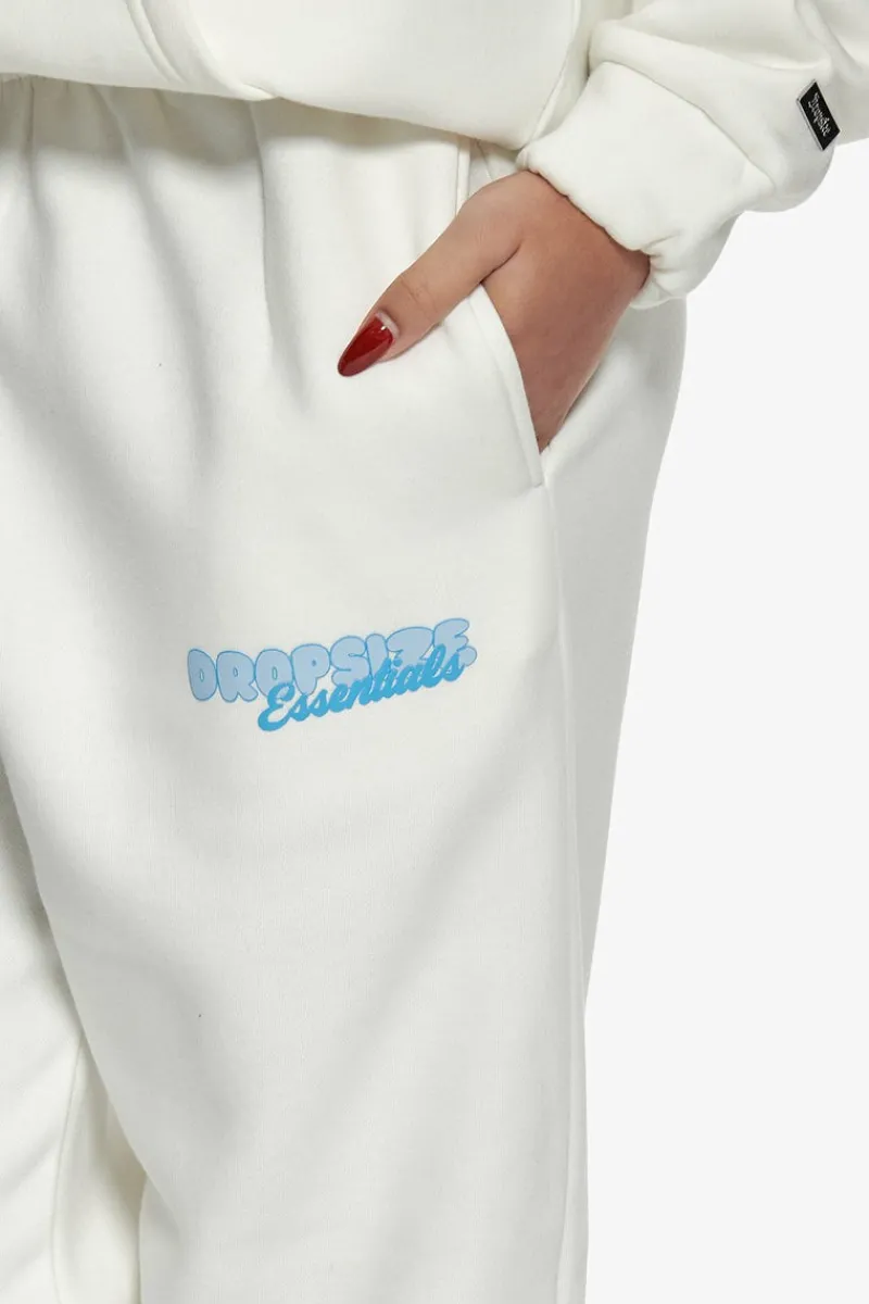 Frauen<Dropsize Essential Crew Sweat Jogger Cream White