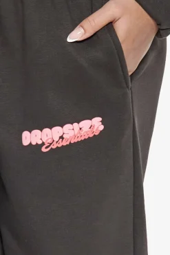 Frauen<Dropsize Essential Crew Sweat Jogger Washed Black