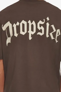 T-Shirt<Dropsize Heavy Backlogo T-Shirt Chocolate Brown