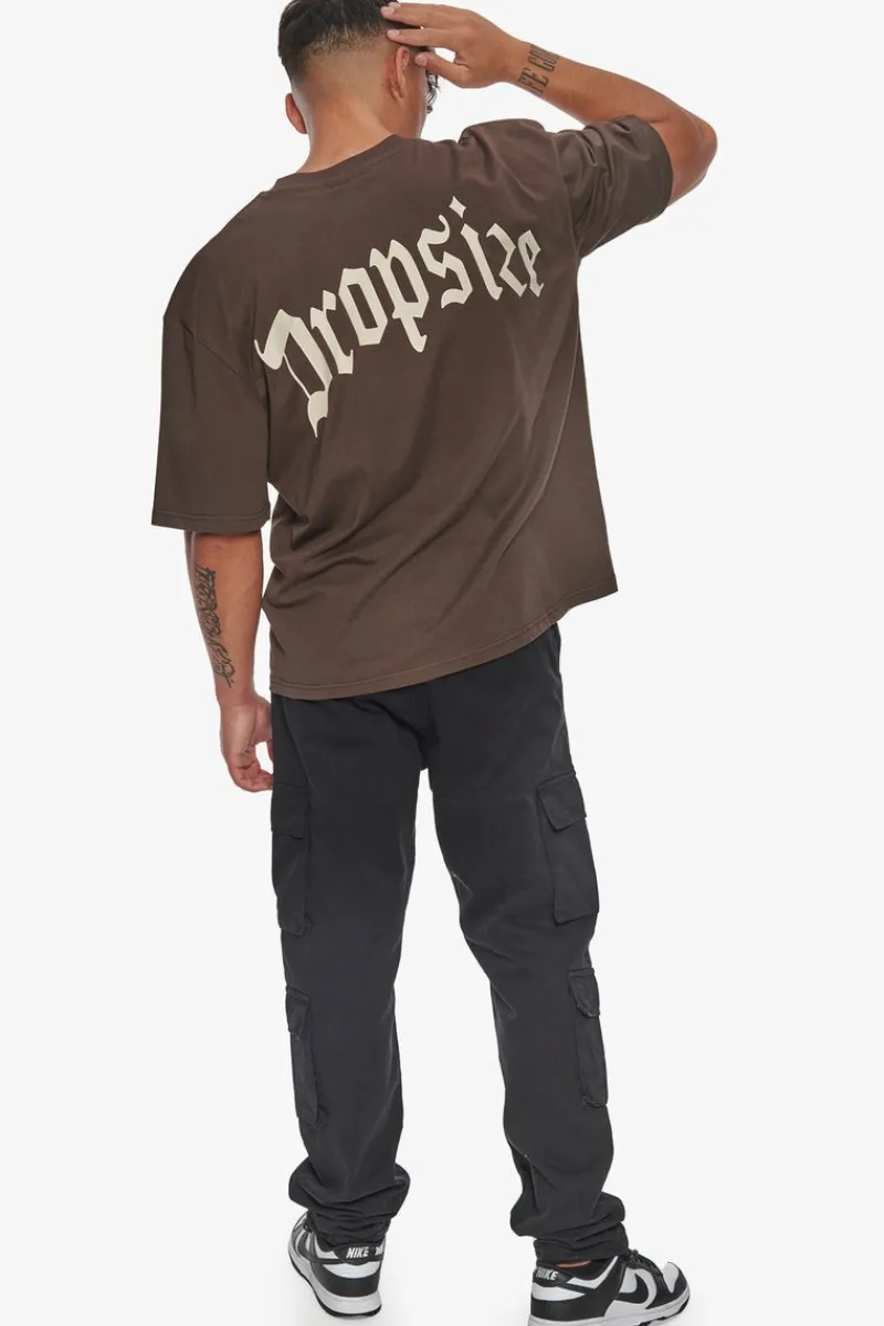 T-Shirt<Dropsize Heavy Backlogo T-Shirt Chocolate Brown
