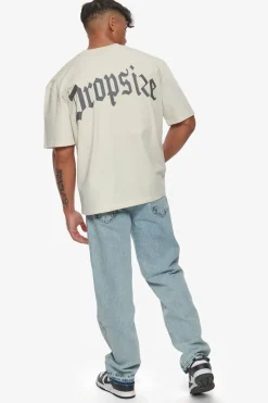 T-Shirt<Dropsize Heavy Backlogo T-Shirt Coconut Milk / Grey