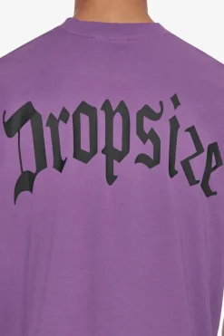 T-Shirt<Dropsize Heavy Backlogo T-Shirt Washed Purple