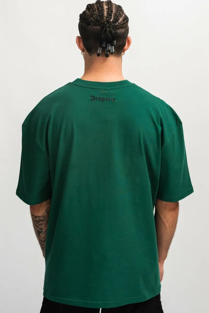 T-Shirt<Dropsize Heavy Broken Dreams T-Shirt Green