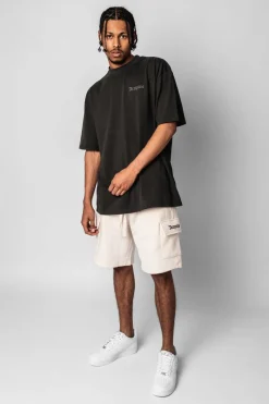Shorts<Dropsize Heavy Cargo Sweat Short Cream White
