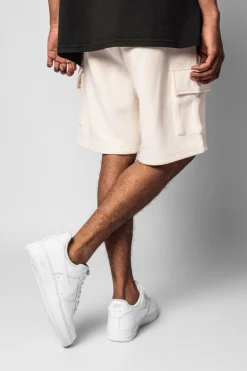 Shorts<Dropsize Heavy Cargo Sweat Short Cream White
