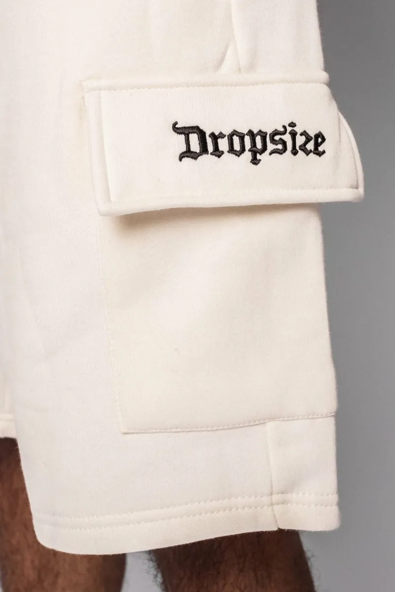 Shorts<Dropsize Heavy Cargo Sweat Short Cream White