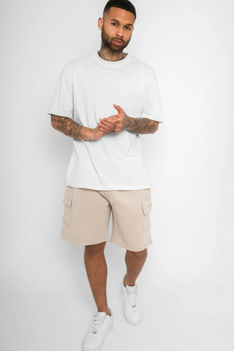 Shorts<Dropsize Heavy Cargo Sweat Short Moon Beam