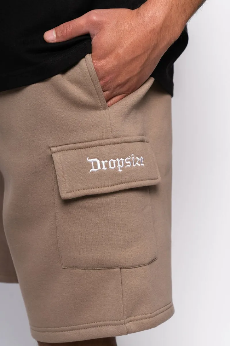 Shorts<Dropsize Heavy Cargo Sweat Short Silver Mink