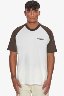 T-Shirt<Dropsize Heavy Coloured Arms T-Shirt Chocolate/ Cream
