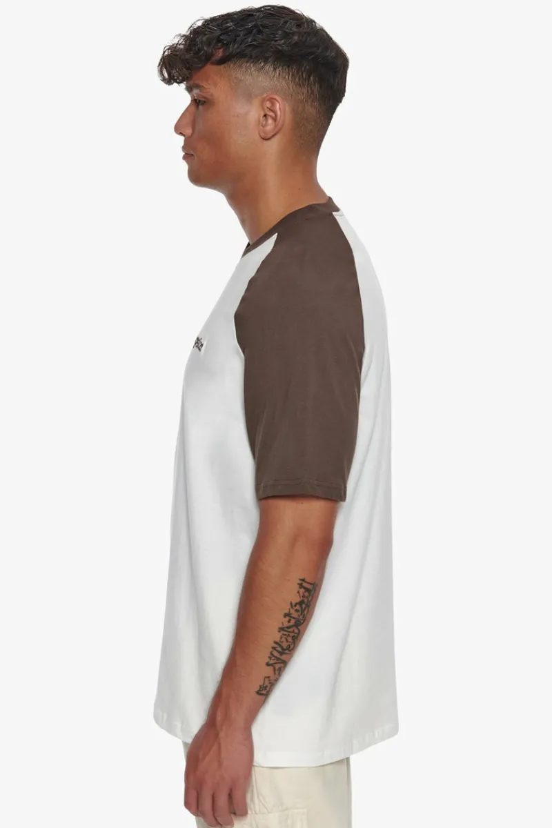 T-Shirt<Dropsize Heavy Coloured Arms T-Shirt Chocolate/ Cream