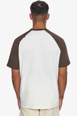 T-Shirt<Dropsize Heavy Coloured Arms T-Shirt Chocolate/ Cream