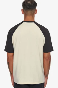 T-Shirt<Dropsize Heavy Coloured Arms T-Shirt Coconut Milk/ Black