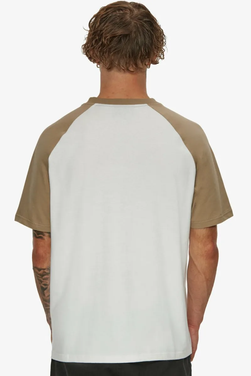 T-Shirt<Dropsize Heavy Coloured Arms T-Shirt Silvermink/ Cream