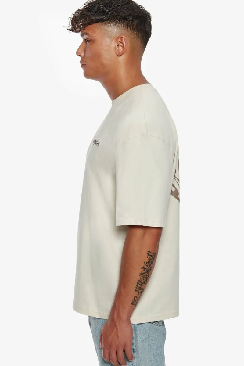 T-Shirt<Dropsize Heavy Crew Heart T-Shirt Coconut Milk