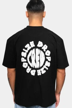 T-Shirt<Dropsize Heavy Crew T-Shirt Black