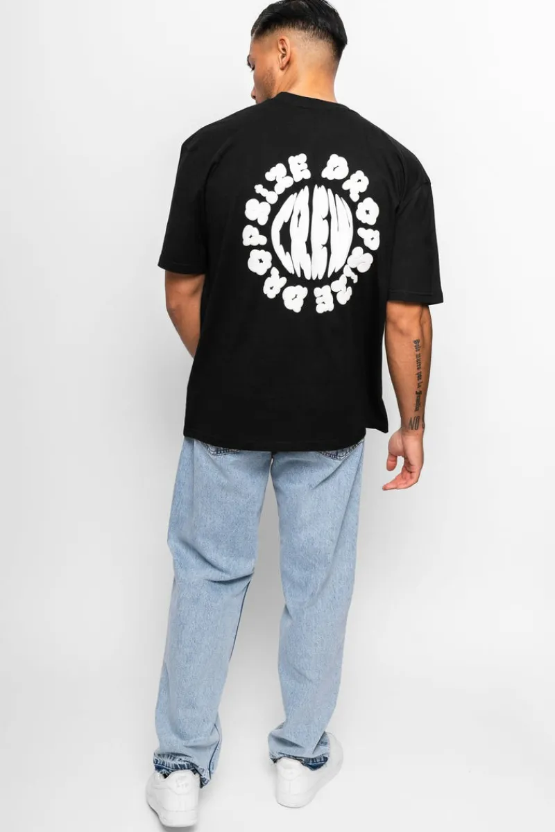 T-Shirt<Dropsize Heavy Crew T-Shirt Black