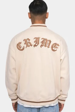Jacken<Dropsize Heavy Crime College Jacket Coconut Milk Brown
