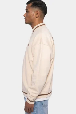 Jacken<Dropsize Heavy Crime College Jacket Coconut Milk Brown