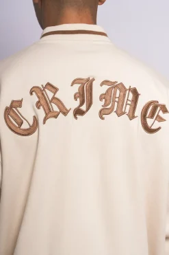 Jacken<Dropsize Heavy Crime College Jacket Coconut Milk Brown