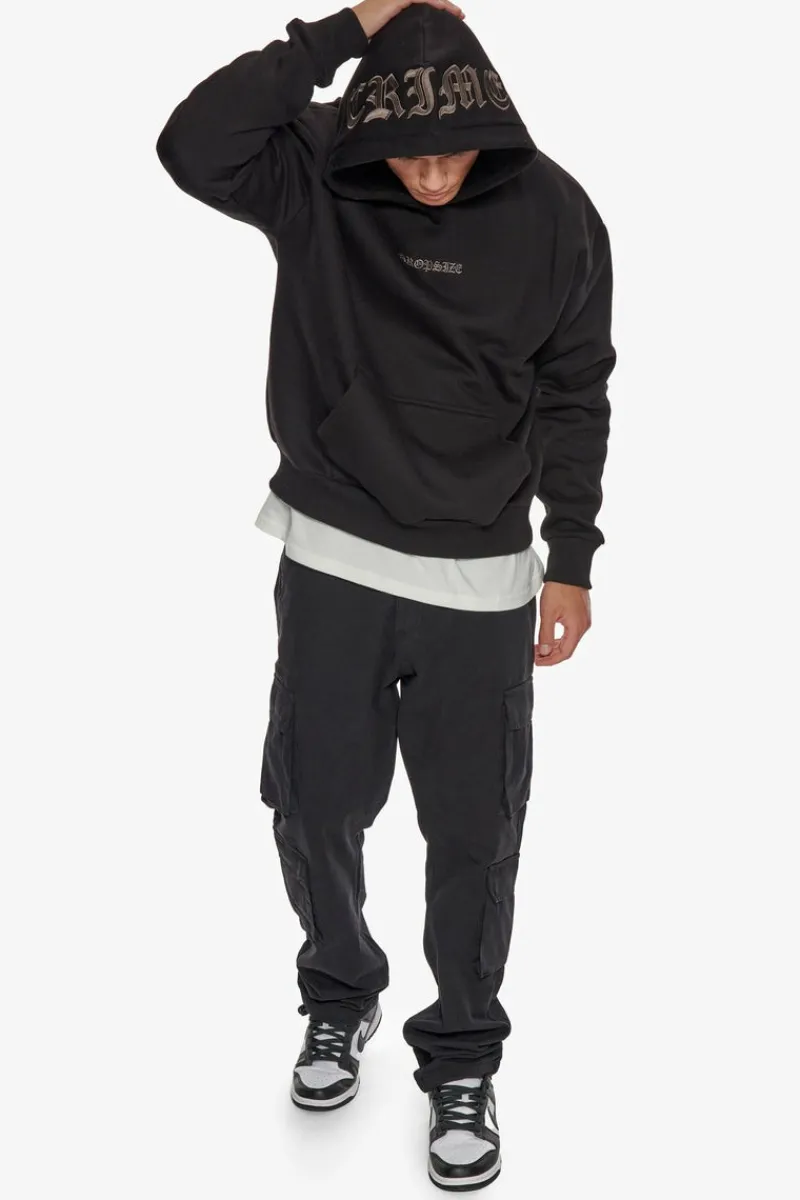 Hoodie<Dropsize Heavy Crime Hood Hoodie Black