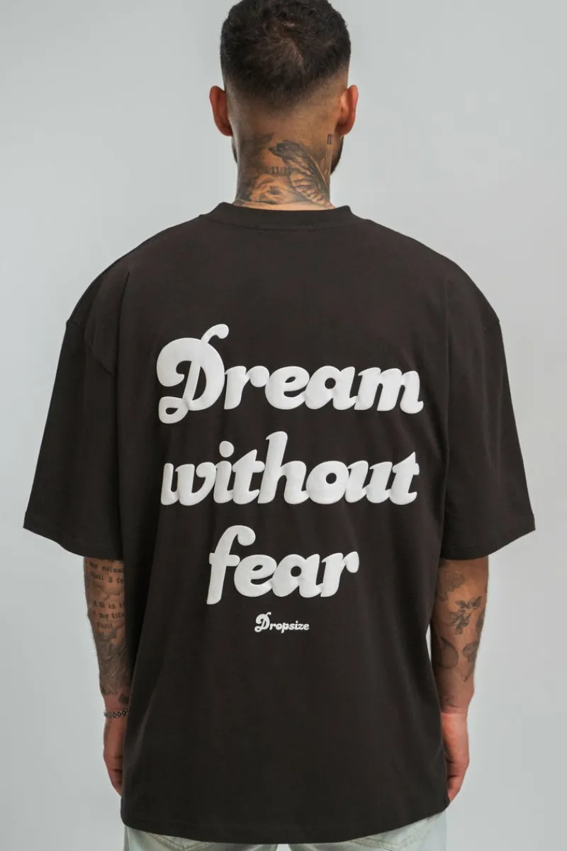 T-Shirt<Dropsize Heavy Dream Without Fear T-Shirt Washed Black
