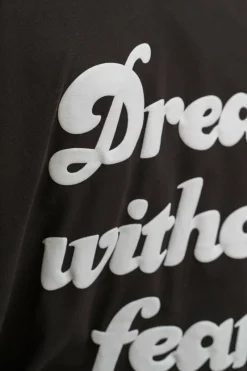 T-Shirt<Dropsize Heavy Dream Without Fear T-Shirt Washed Black