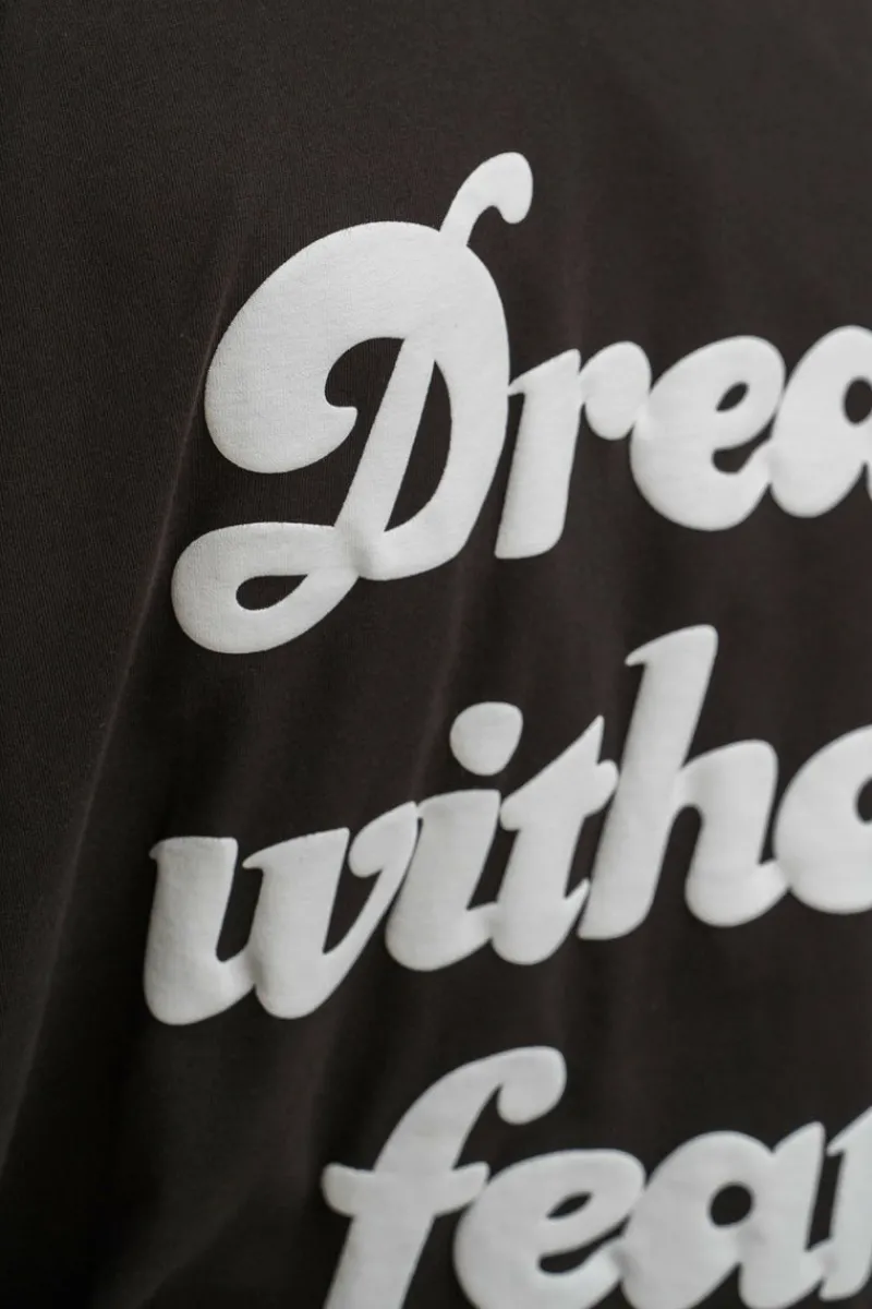 T-Shirt<Dropsize Heavy Dream Without Fear T-Shirt Washed Black