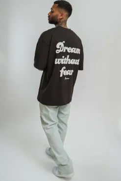 T-Shirt<Dropsize Heavy Dream Without Fear T-Shirt Washed Black