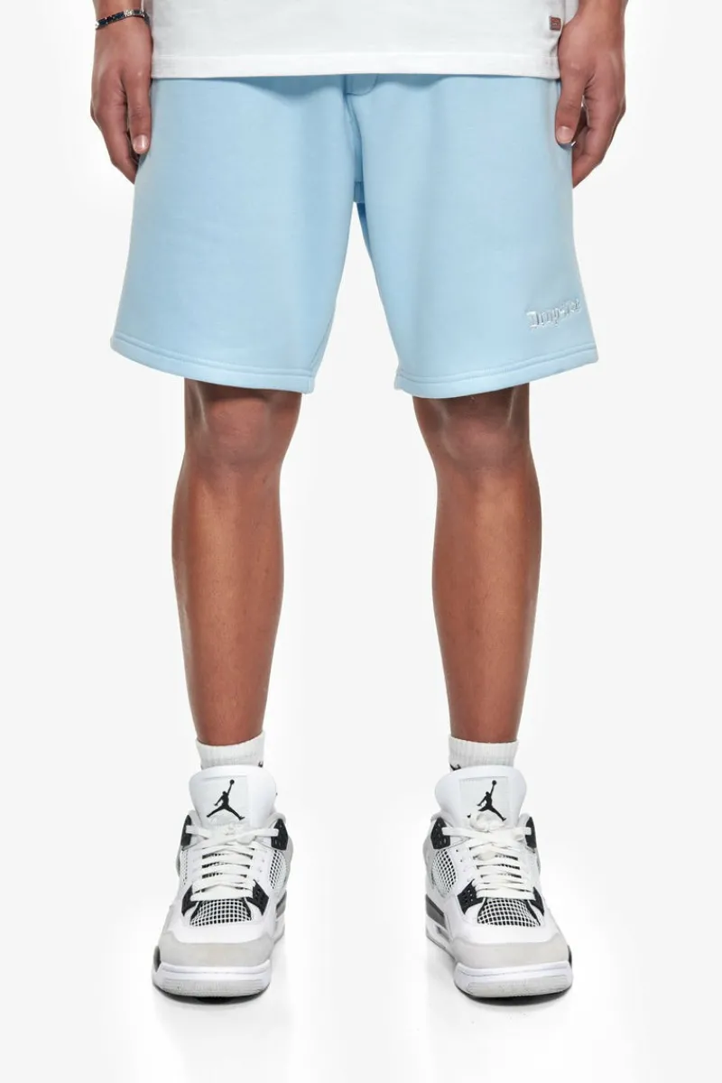 Shorts<Dropsize Heavy Embo Sweatshorts Baby Blue