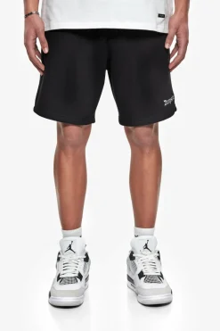 Shorts<Dropsize Heavy Embo Sweatshorts Black