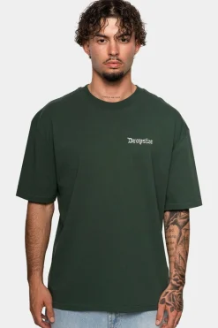 T-Shirt<Dropsize Heavy Embo T-Shirt Dark Green