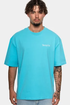 T-Shirt<Dropsize Heavy Embo T-Shirt Light Blue