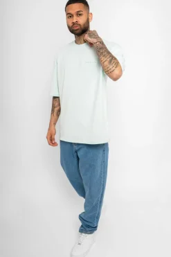 T-Shirt<Dropsize Heavy Embo T-Shirt Salt Air