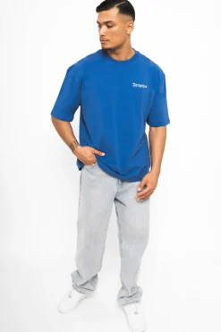 T-Shirt<Dropsize Heavy Embo T-Shirt Tint Blue