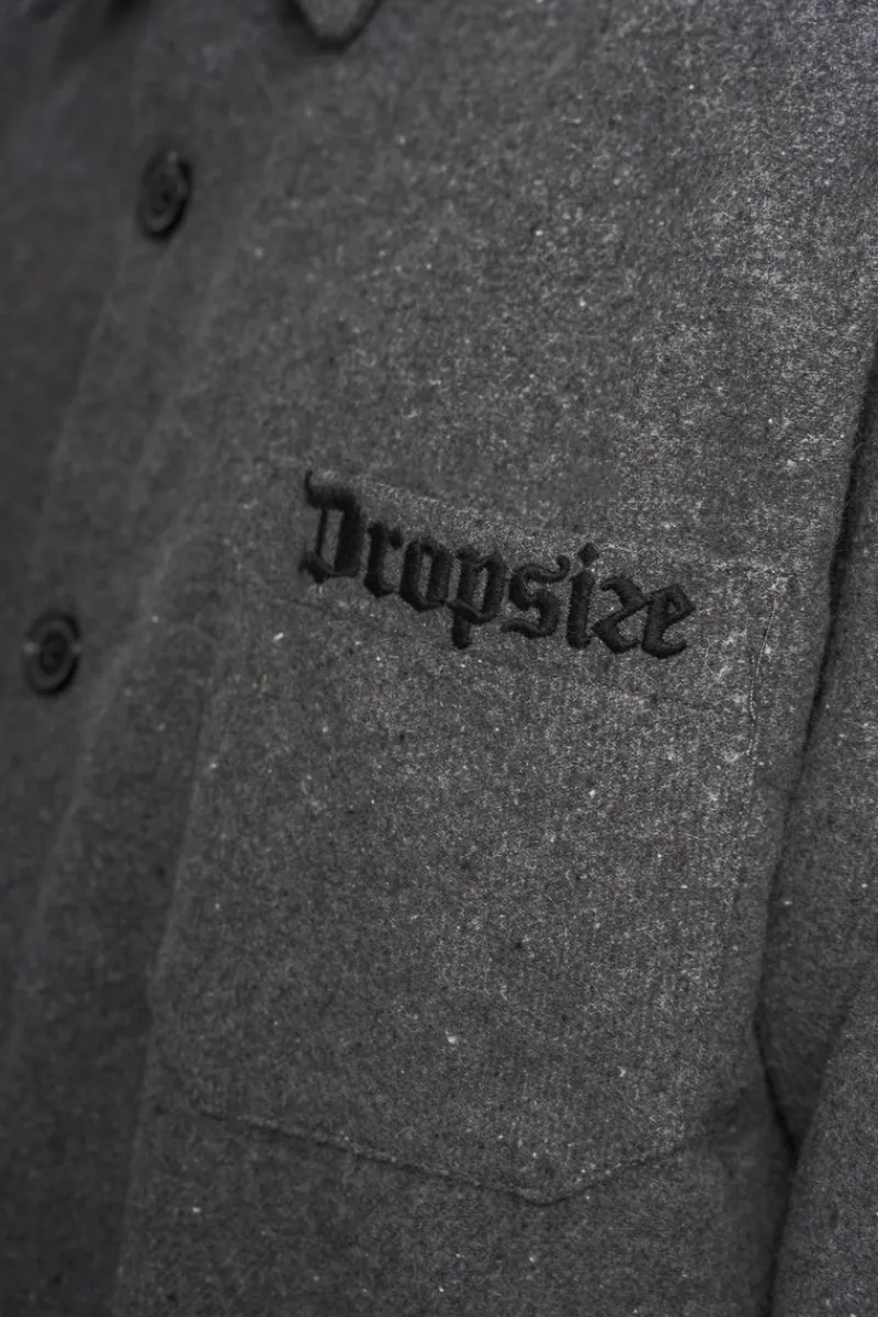 Jacken<Dropsize Heavy Flannel Jacket Grey