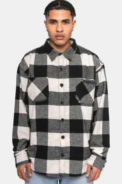 Jacken<Dropsize Heavy Flannel Jacket White Black