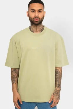 T-Shirt<Dropsize Heavy Hd Front Logo T-Shirt Pistachio