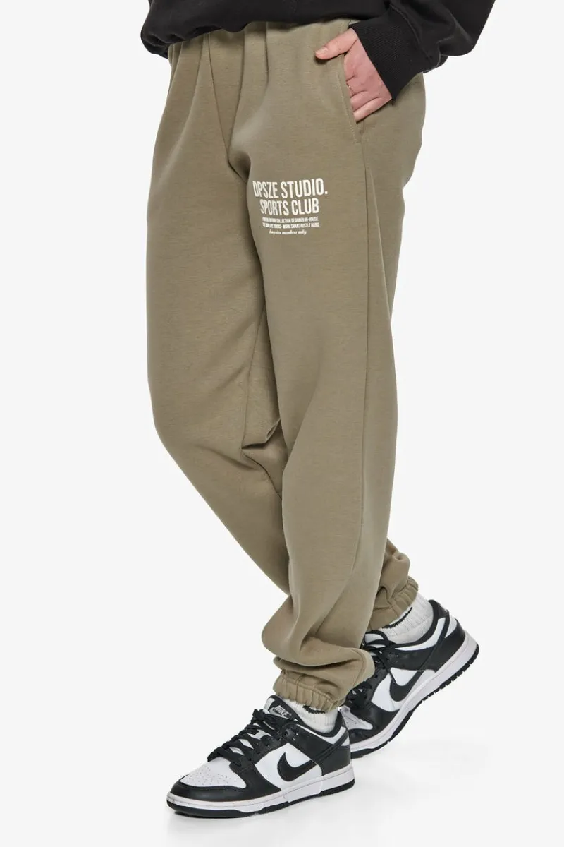 Frauen<Dropsize Heavy Ladies Sportsclub Jogger Khaki