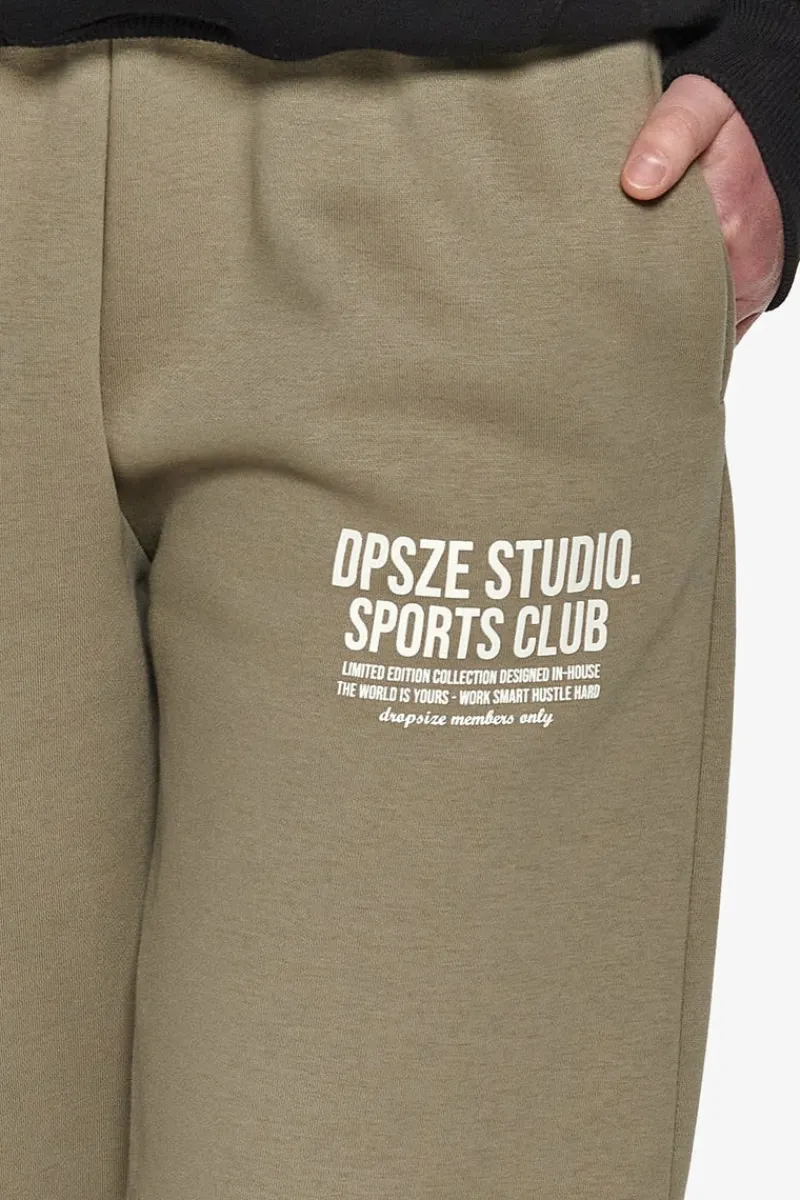 Frauen<Dropsize Heavy Ladies Sportsclub Jogger Khaki