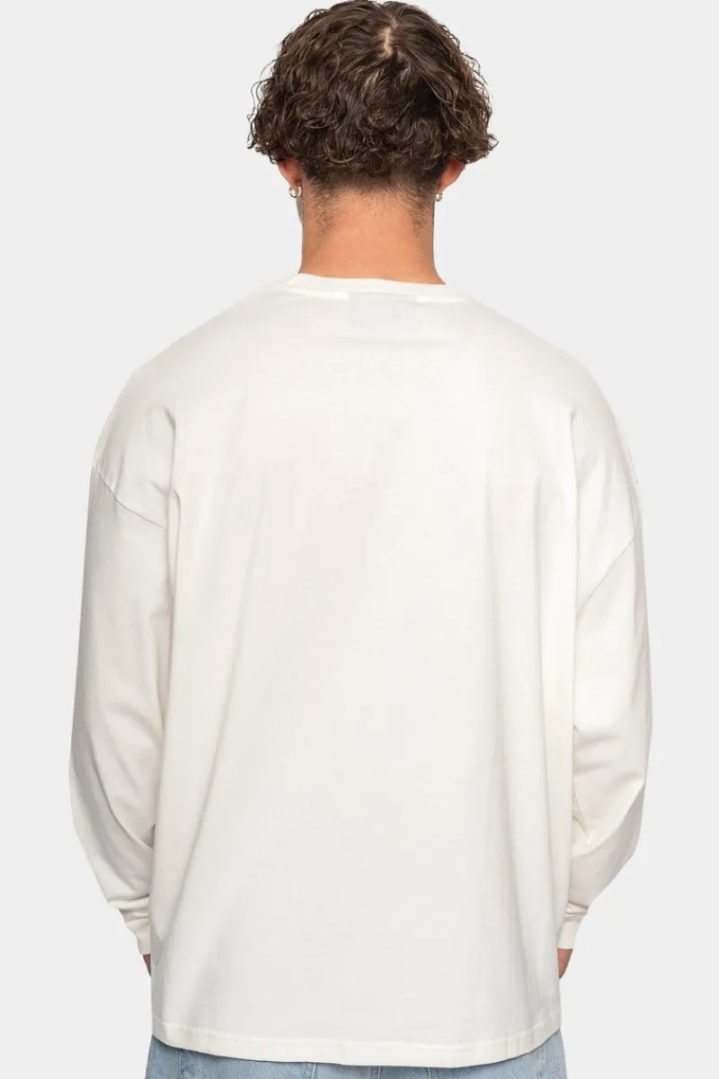 Sweater<Dropsize Heavy Longsleeve Cream White