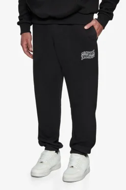 Jogging<Dropsize Heavy Mirrored Logo Jogger Black