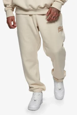 Jogging<Dropsize Heavy Mirrored Logo Jogger Coconut Milk
