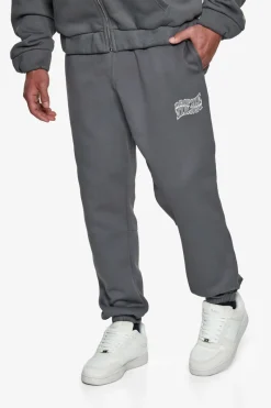 Jogging<Dropsize Heavy Mirrored Logo Jogger Grey
