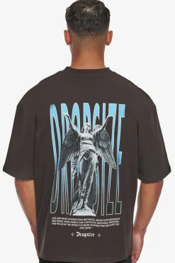 T-Shirt<Dropsize Heavy Mistakes T-Shirt Washed Black